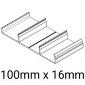Knotwood Self Mating Slat 100mm x 16mm - 6500mm